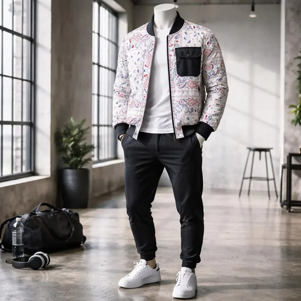 Levi's Diamond Quilted Jacket Paisley Bandana Print XL NWT Sport Jacket,